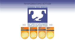 Desktop Screenshot of finanzberatung-ruettger.de